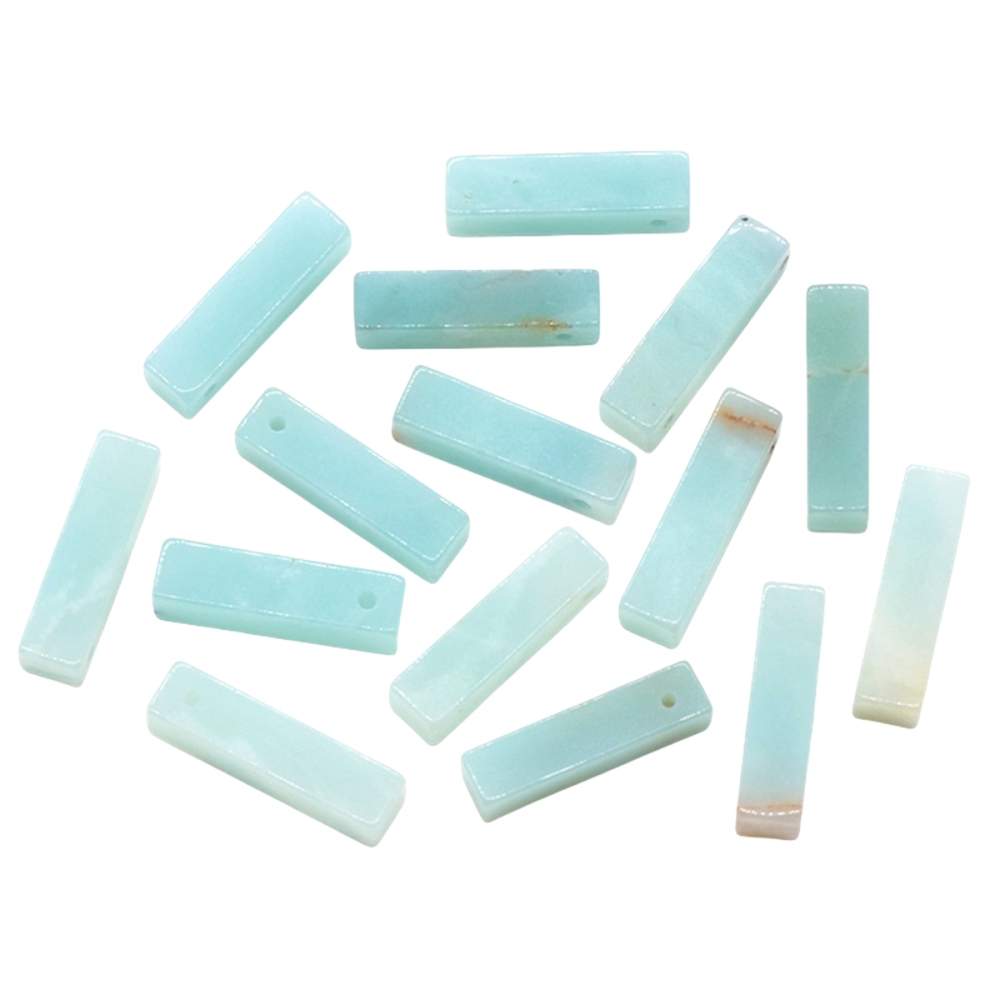 Rectangle Stone Pendant for Making Jewelry Necklace Earrings 6X6X25MM Cuboid Beads
