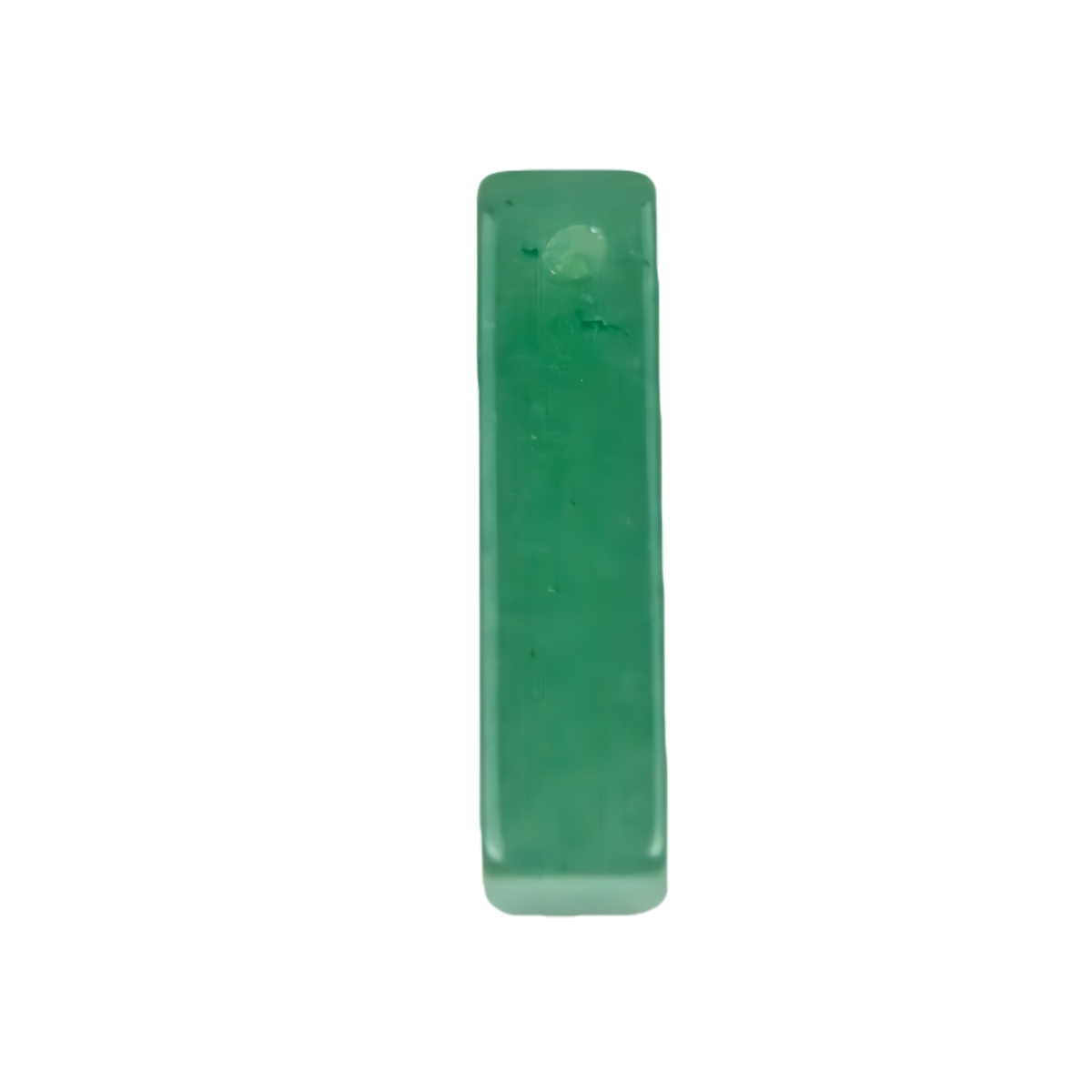 Green Aventurine Rectangle Stone Pendant for Making Jewelry Necklace Earrings 6X6X25MM Cuboid Beads