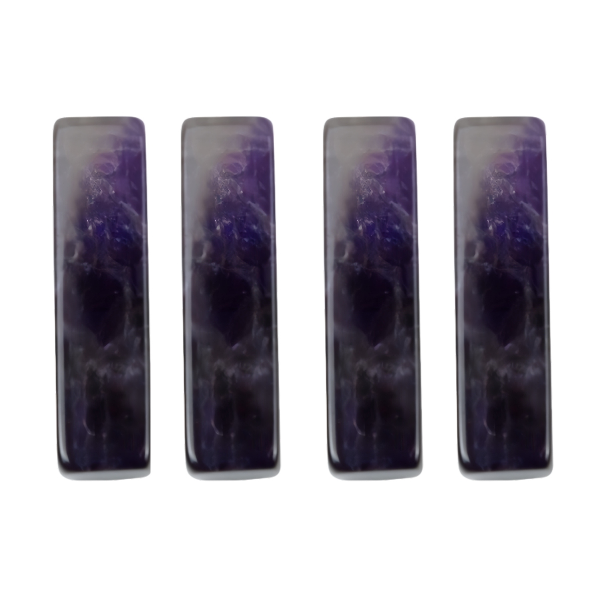 Amethyst Rectangle Pendant for Making Jewelry Necklace Earrings 6X6X25MM Cuboid Beads