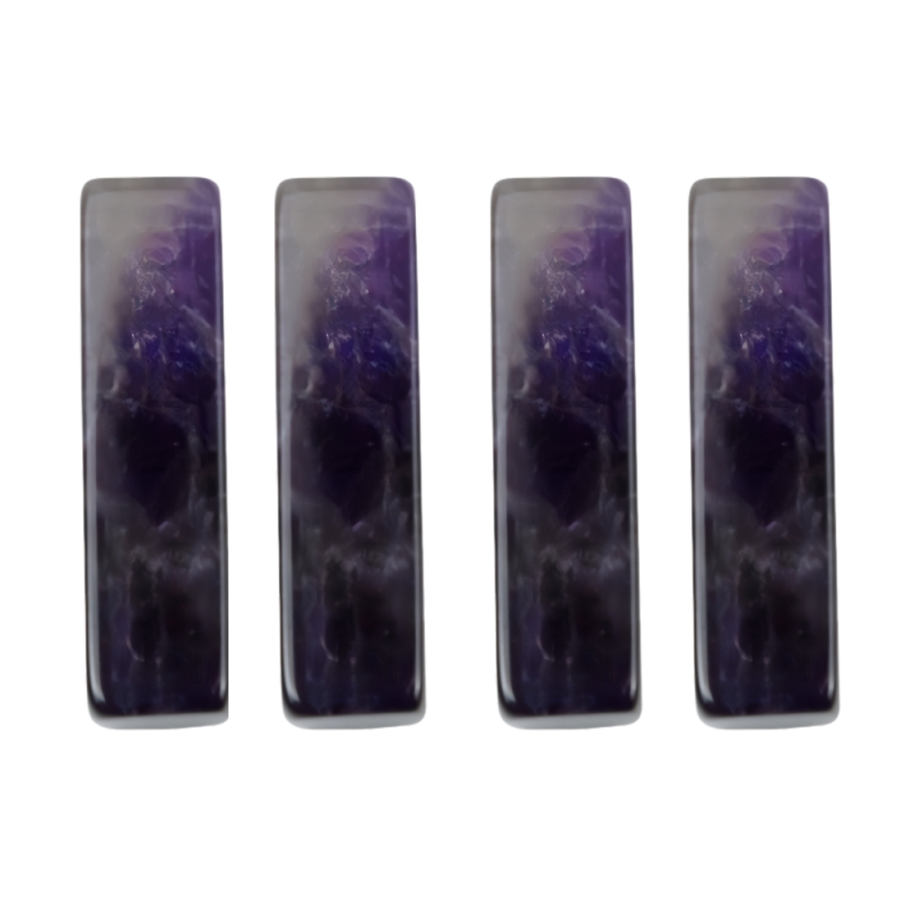 Amethyst Rectangle Pendant for Making Jewelry Necklace Earrings 6X6X25MM Cuboid Beads