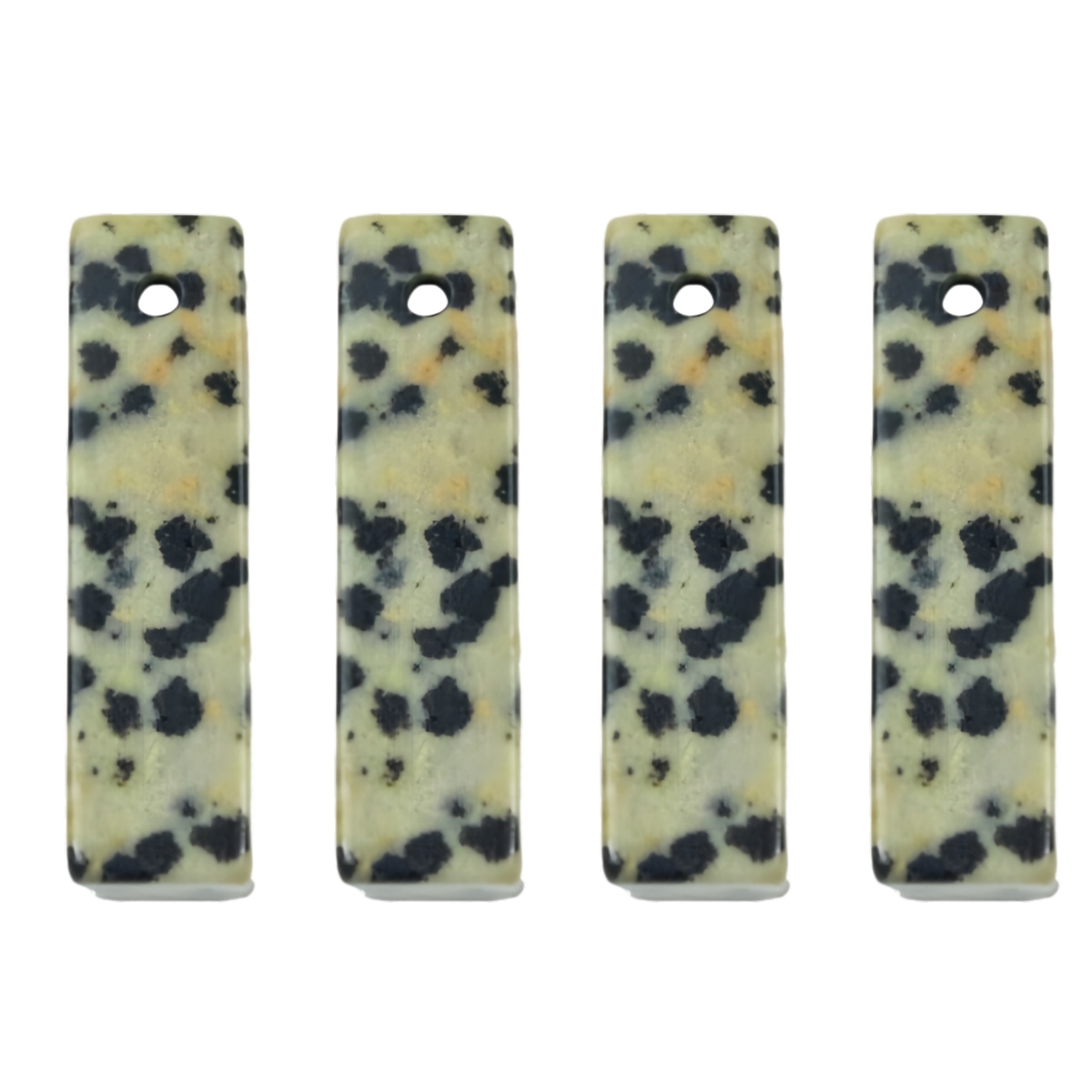 Rectangle Stone Pendant for Making Jewelry Necklace Earrings 6X6X25MM Cuboid Beads