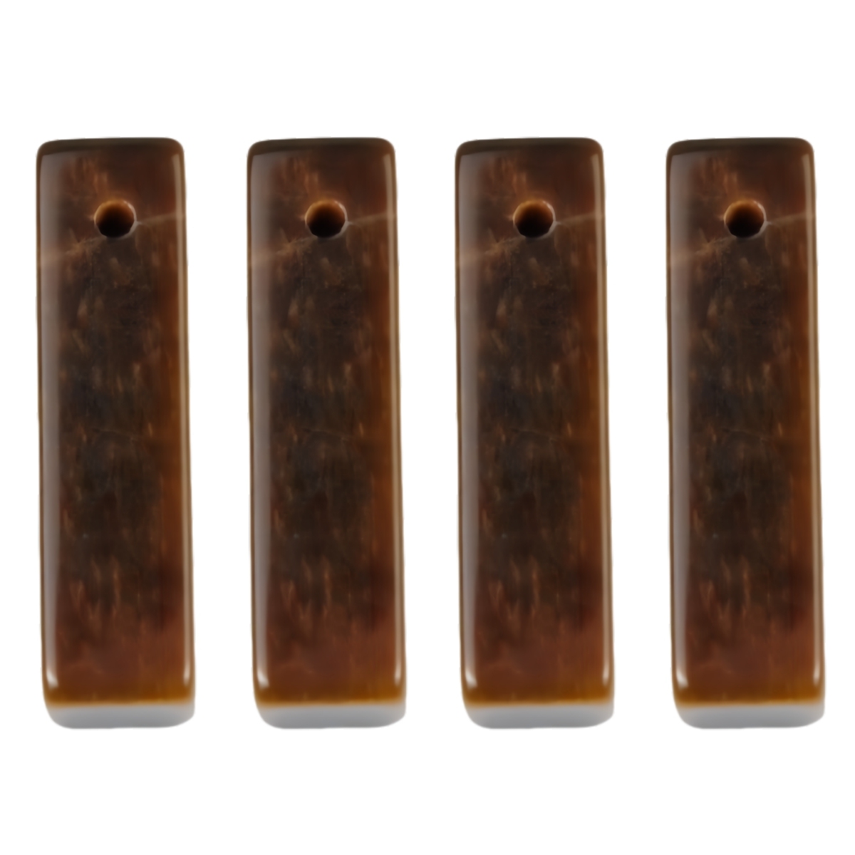 Yellow Tiger Eye Rectangle Stone Pendant for Making Jewelry Necklace Earrings 6X6X25MM Cuboid Beads