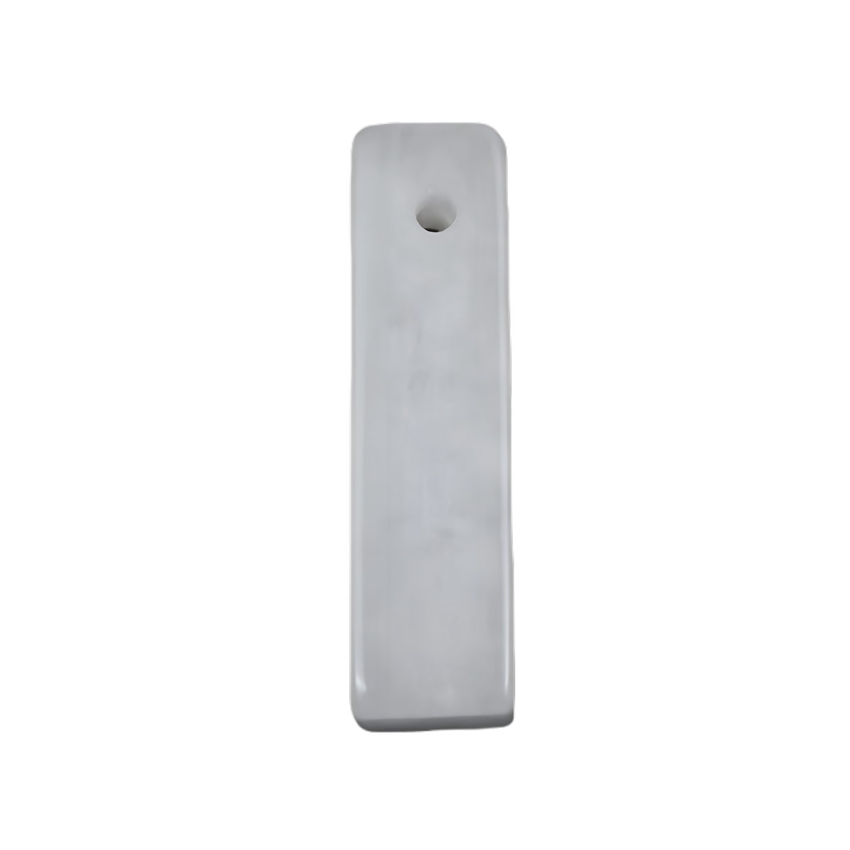 White Jade Rectangle Stone Pendant for Making Jewelry Necklace Earrings 6X6X25MM Cuboid Beads