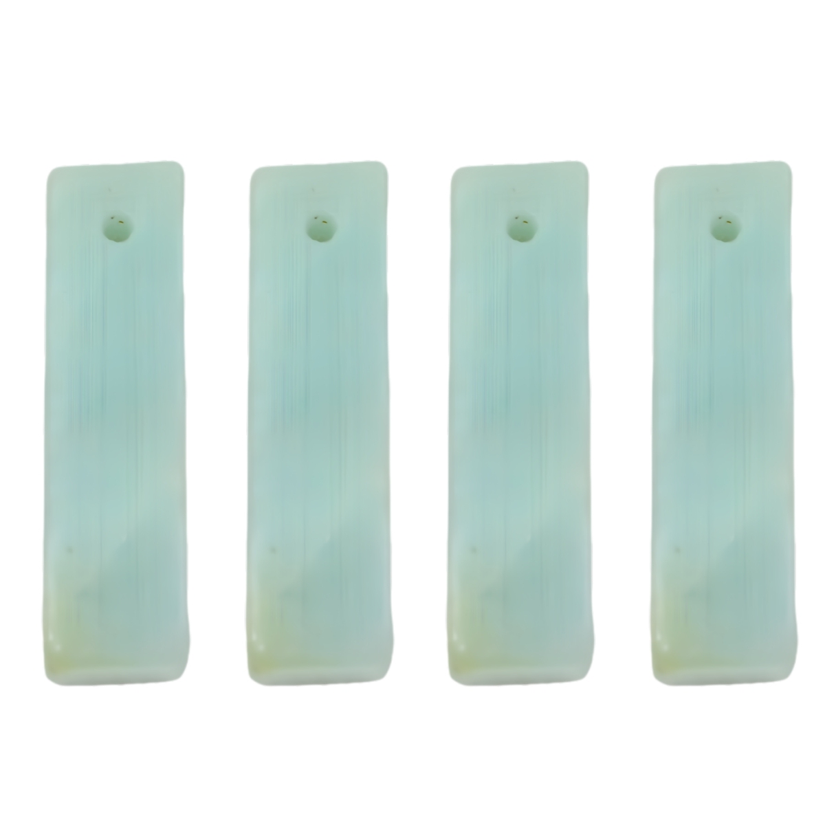 Yellow Tiger Eye Rectangle Stone Pendant for Making Jewelry Necklace Earrings 6X6X25MM Cuboid Beads
