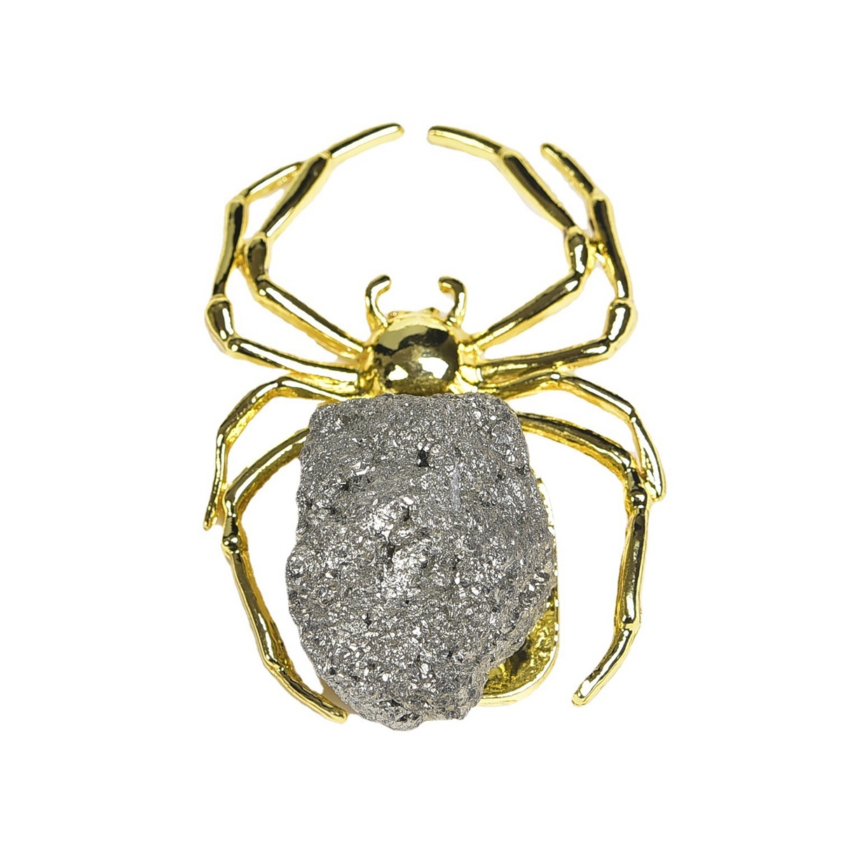 Druzy Crystal Spider Miniature Figurines Animals Ornament Home Decoration