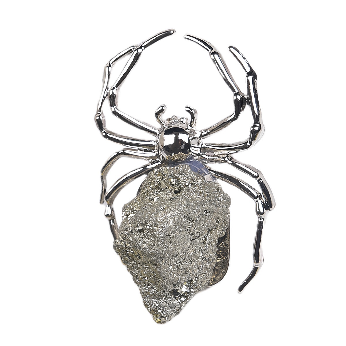 Druzy Crystal Spider Miniature Figurines Animals Ornament Home Decoration