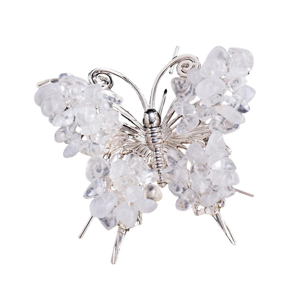 Lapis Lazuli Butterfly Gemstone Decor for Office Table Home Chip Stone  Animal Ornament Decoration