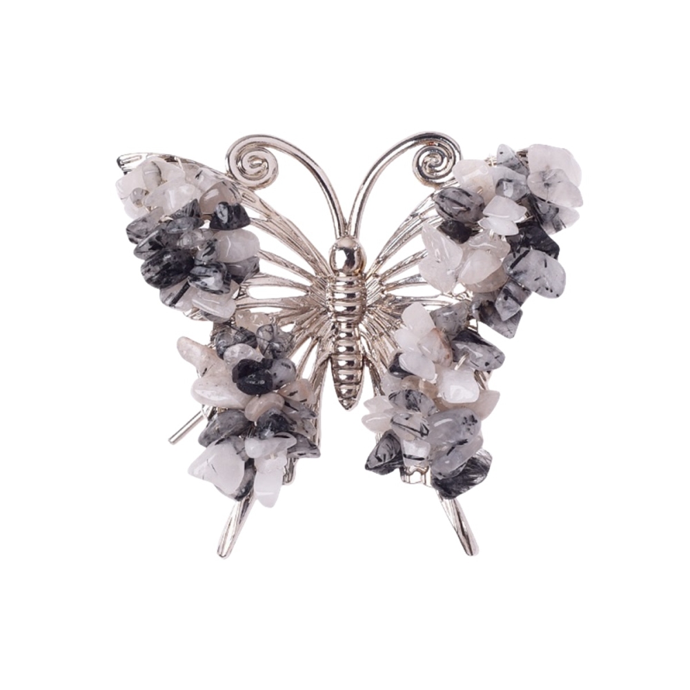 Lapis Lazuli Butterfly Gemstone Decor for Office Table Home Chip Stone  Animal Ornament Decoration