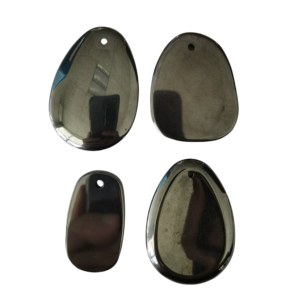 Hematite Tag Pendant for Making Jewelry necklace Waterdrop no Magnetic