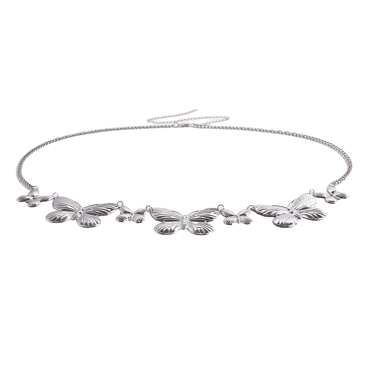 Butterfly Waist Chain for Women Girls Long Tassel Summer Jewelry Adjustable Dress Skirt
