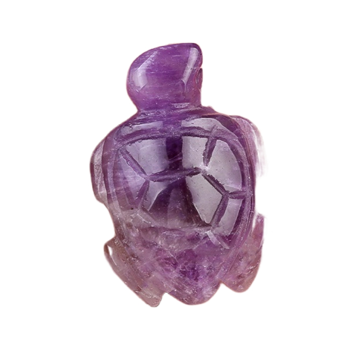 1.0Inch Gemstone Turtle Ornament Handmade Craved Animal Figurine Tortoise Sculpture for Home Decoration