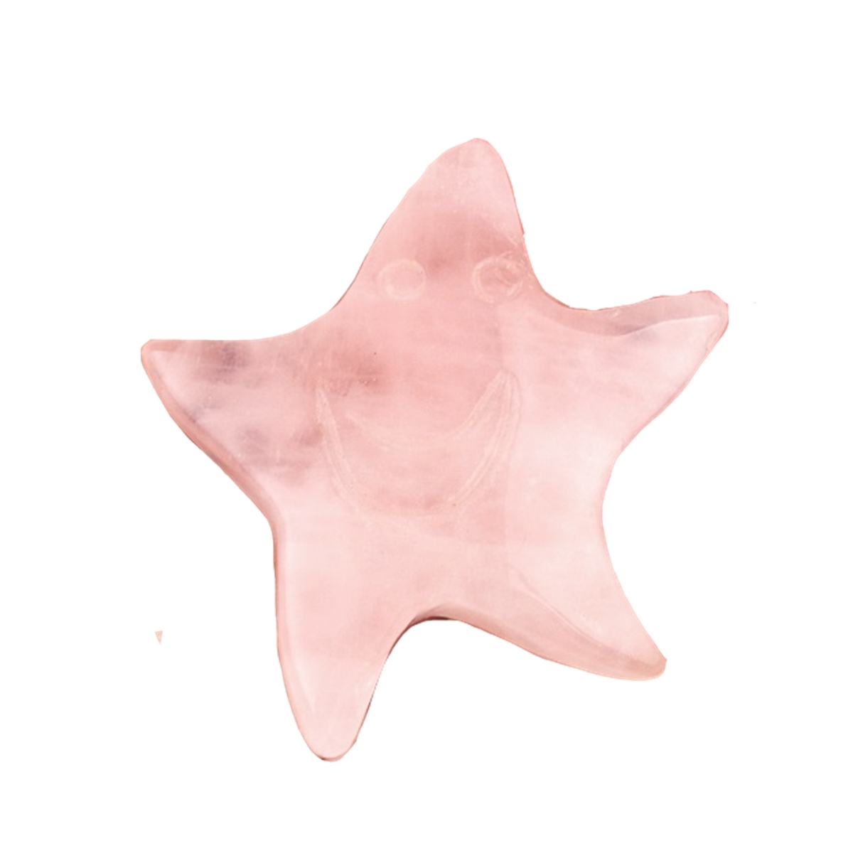 Gemstone 30mm Smiling Starfish Pendant & Ornament for Home Decoration Handmade Craved Stone Solar
