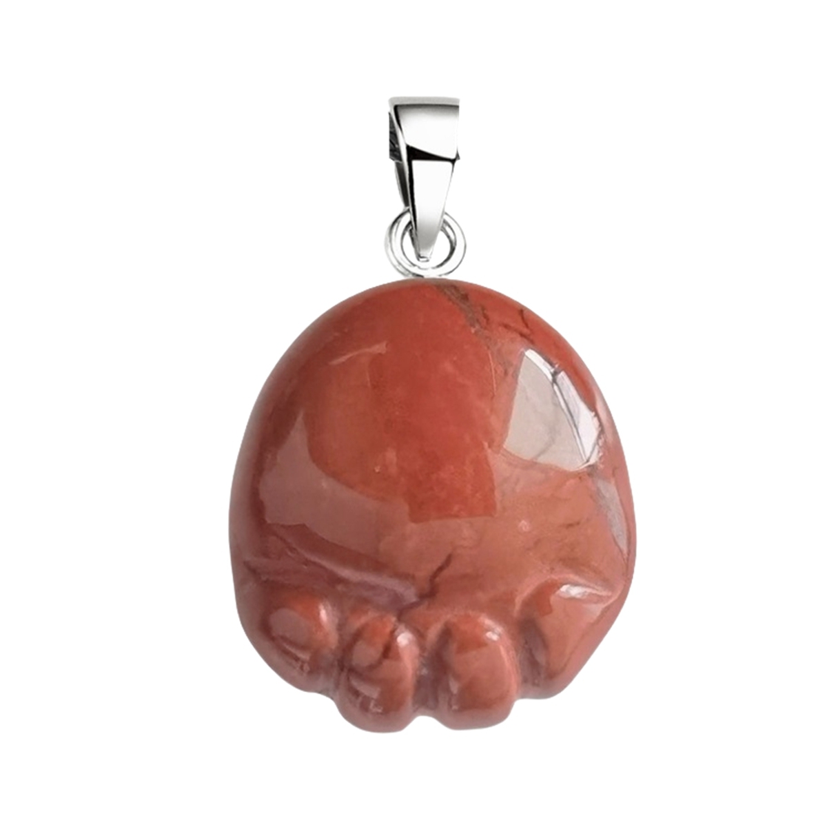 Children Foot Palm Gemstone for Decor Handmade Craved 22X25MM Feet