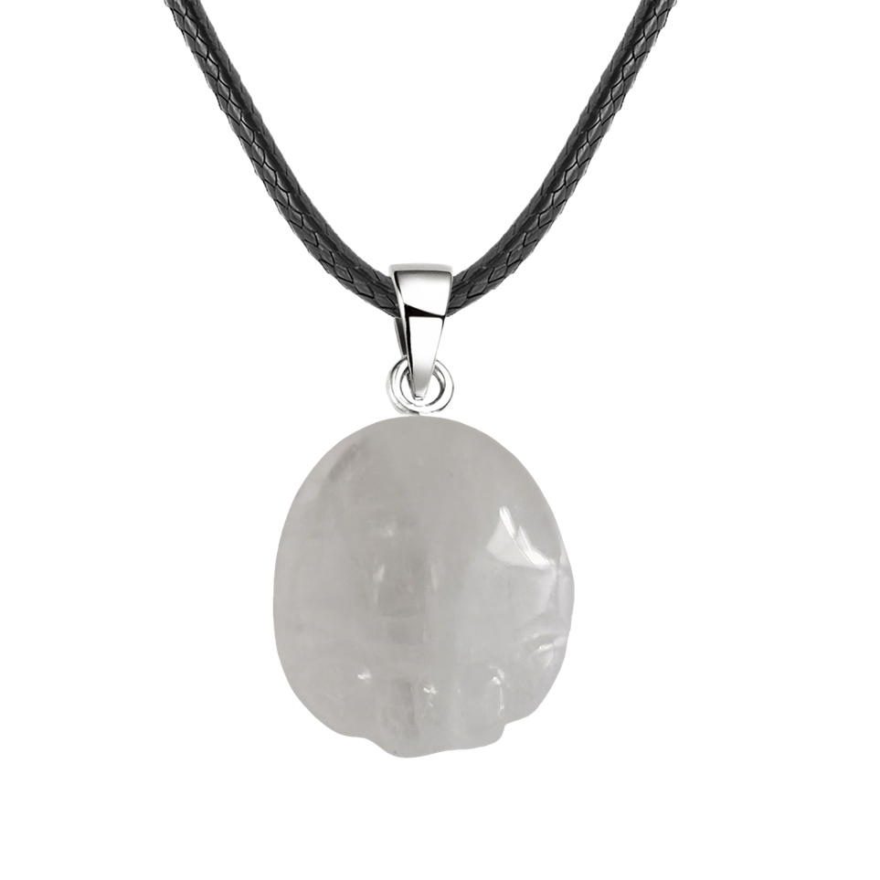 Clear Crystal Children Foot Palm Gemstone for Decor Handmade Craved 22X25MM Feet Pendant Necklace Keychain
