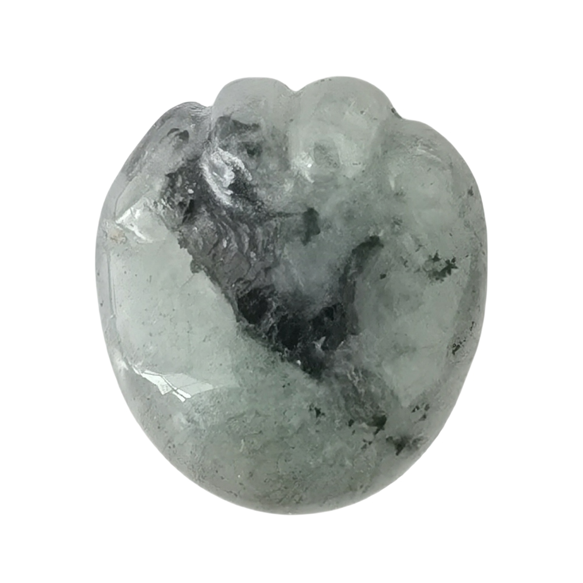 Children Foot Palm Gemstone for Decor Handmade Craved 22X25MM Feet