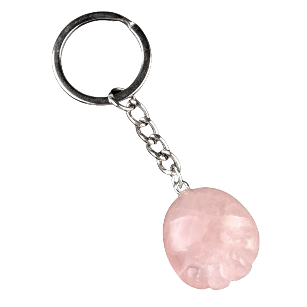 Natural Gemstone Foot Pendant Keychain Handmade Craved 22X25MM Children Feet Palm Key Accessories