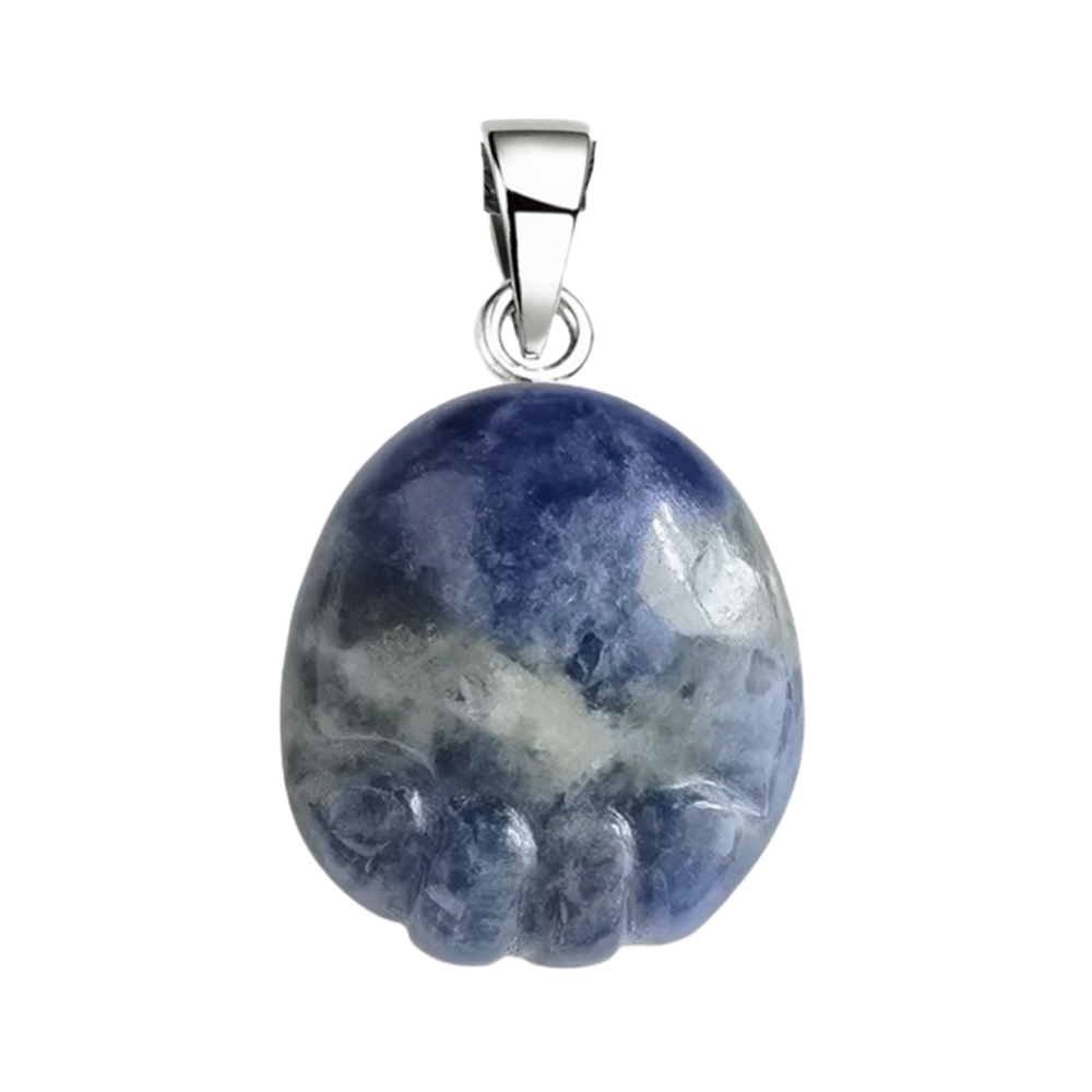 Natural Gemstone Foot Pendant Keychain Handmade Craved 22X25MM Children Feet Palm Key Accessories