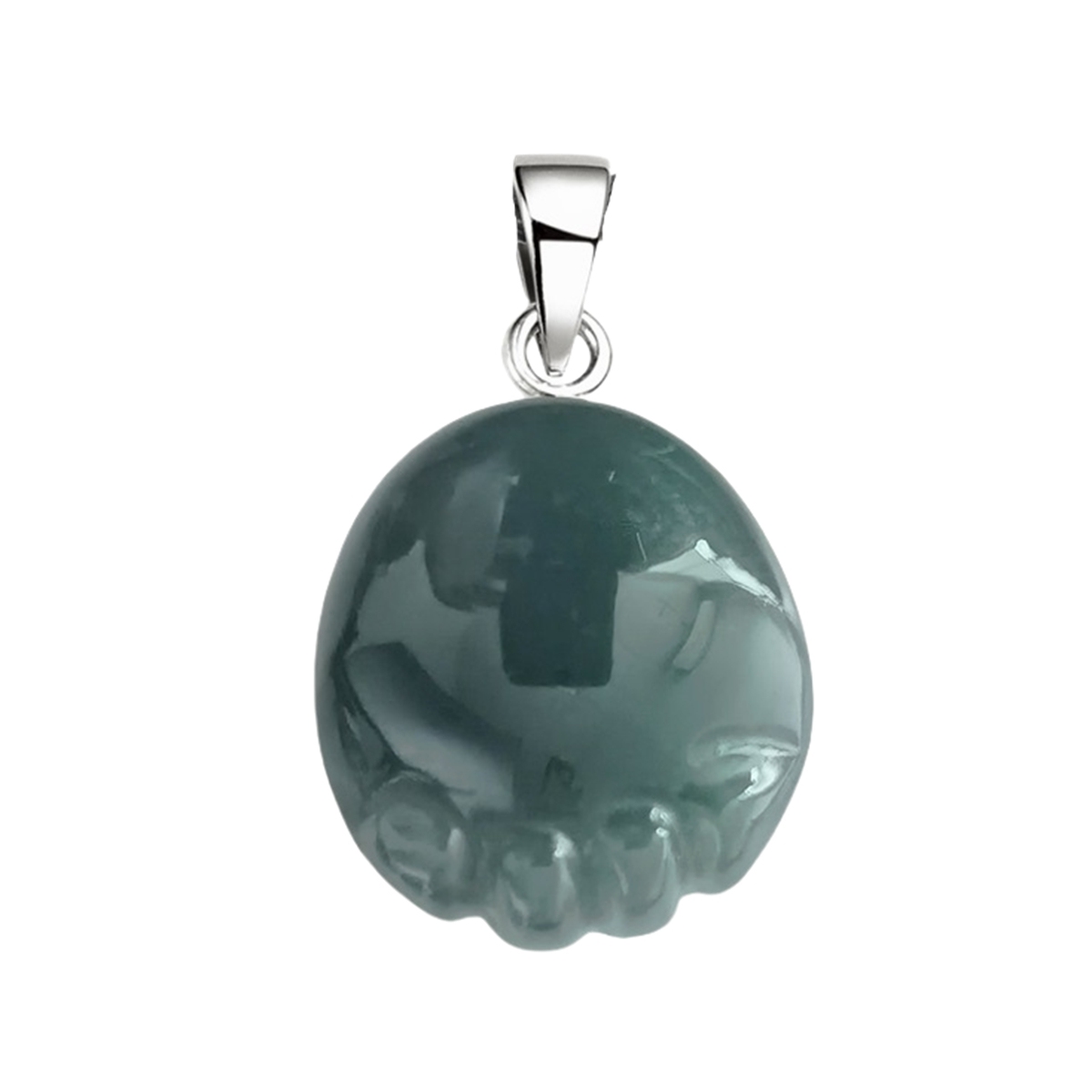 Fancy Jasper Children Foot Palm Gemstone for Decor Handmade Craved 22X25MM Feet Pendant Necklace Keychain