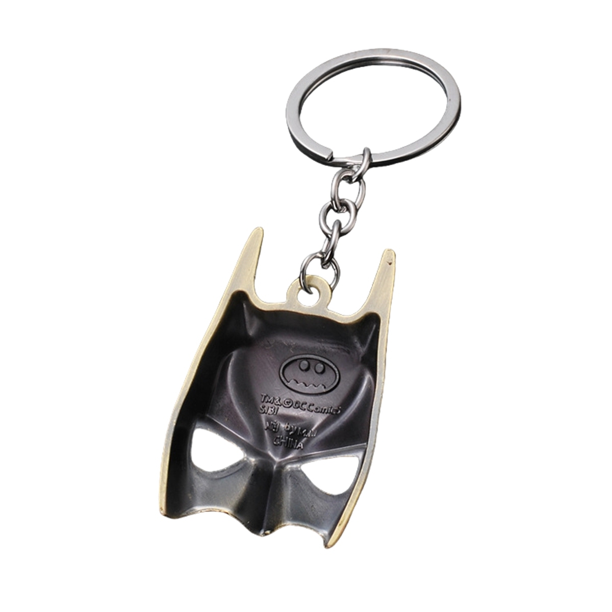 Movie Peripherals Batman Mask Design Keychain Cut Keyring Key Accessories Anime Cartoon Gift