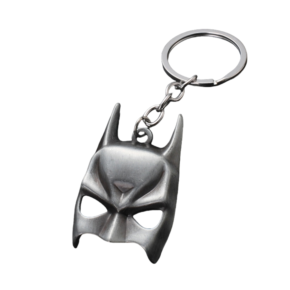 Movie Peripherals Batman Mask Design Keychain Cut Keyring Key Accessories Anime Cartoon Gift