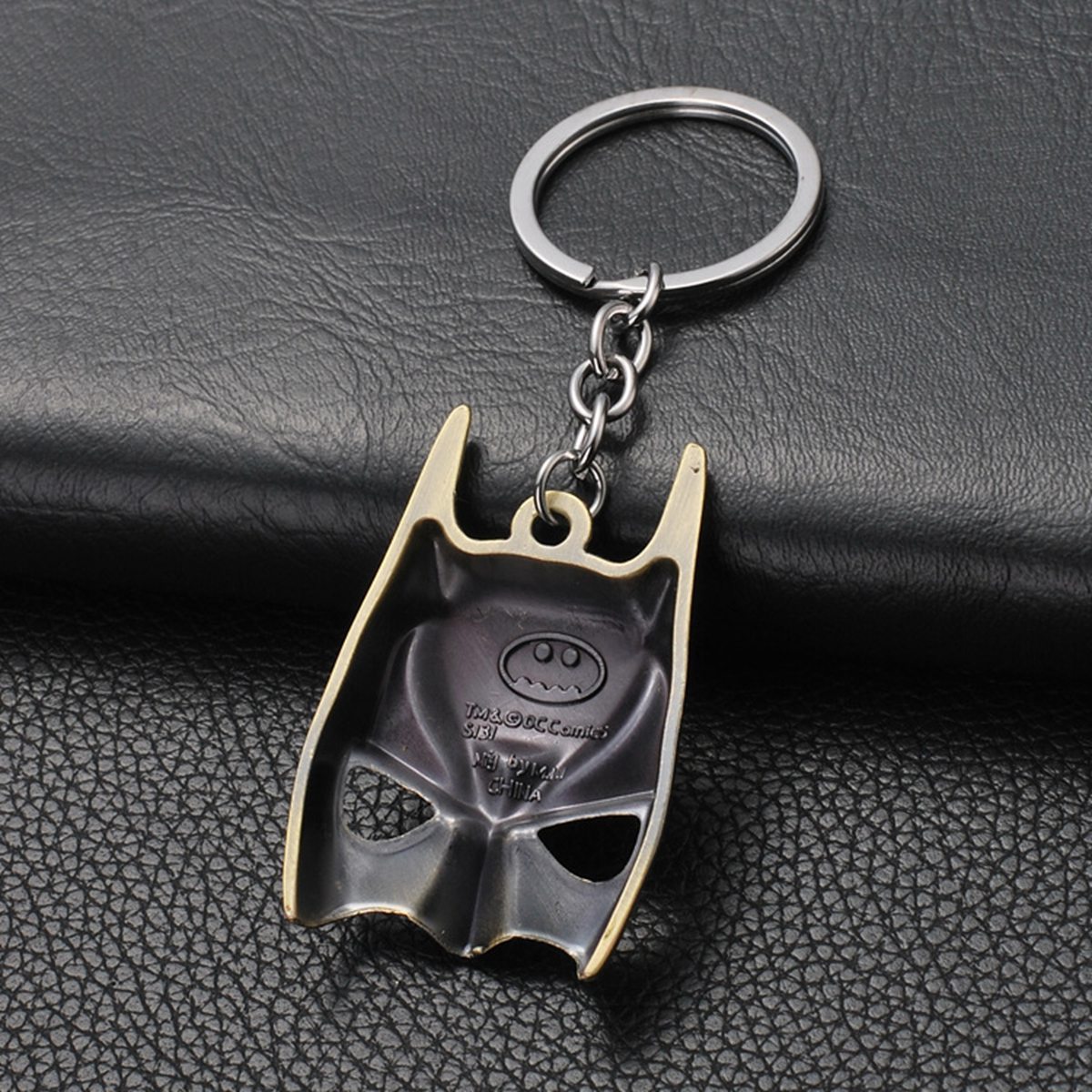 Movie Peripherals Batman Mask Design Keychain Cut Keyring Key Accessories Anime Cartoon Gift