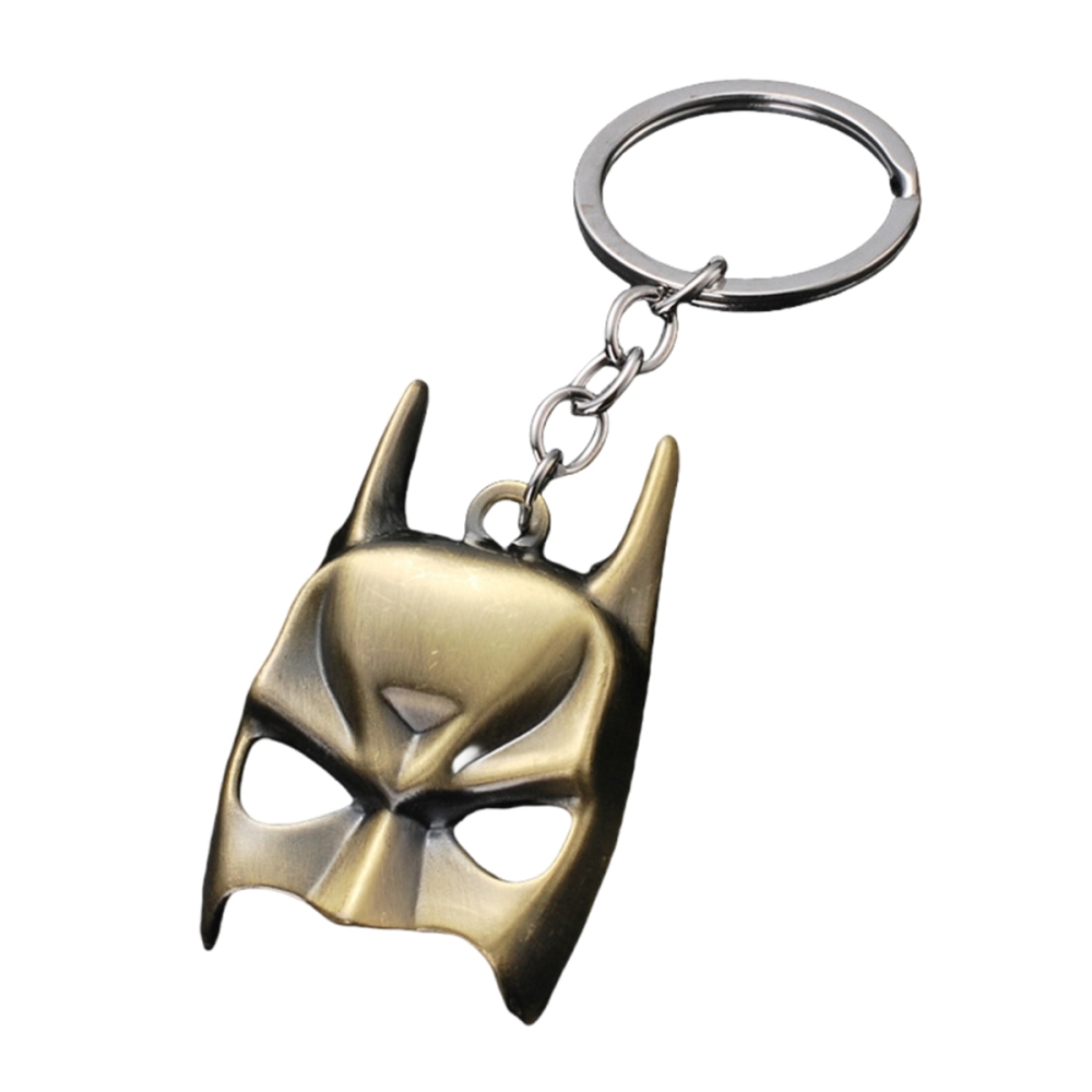 Movie Peripherals Batman Mask Design Keychain Cut Keyring Key Accessories Anime Cartoon Gift