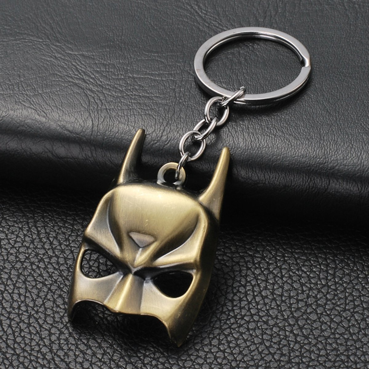 Movie Peripherals Batman Mask Design Keychain Cut Keyring Key Accessories Anime Cartoon Gift