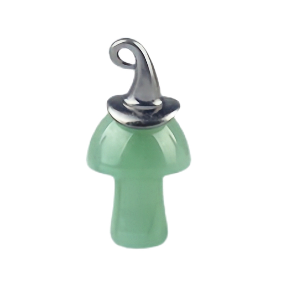 Crazy Agate Mushroom Wizard Cap Pendant for Making Jewlery 15X20mm Stone Halloween Charms