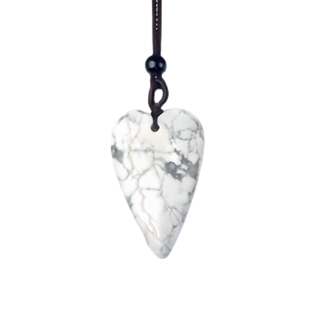Women Gemstone Heart Pendant Necklace  Adjustable Rope Chain Healing Chakra Crystal Choker Jewelry