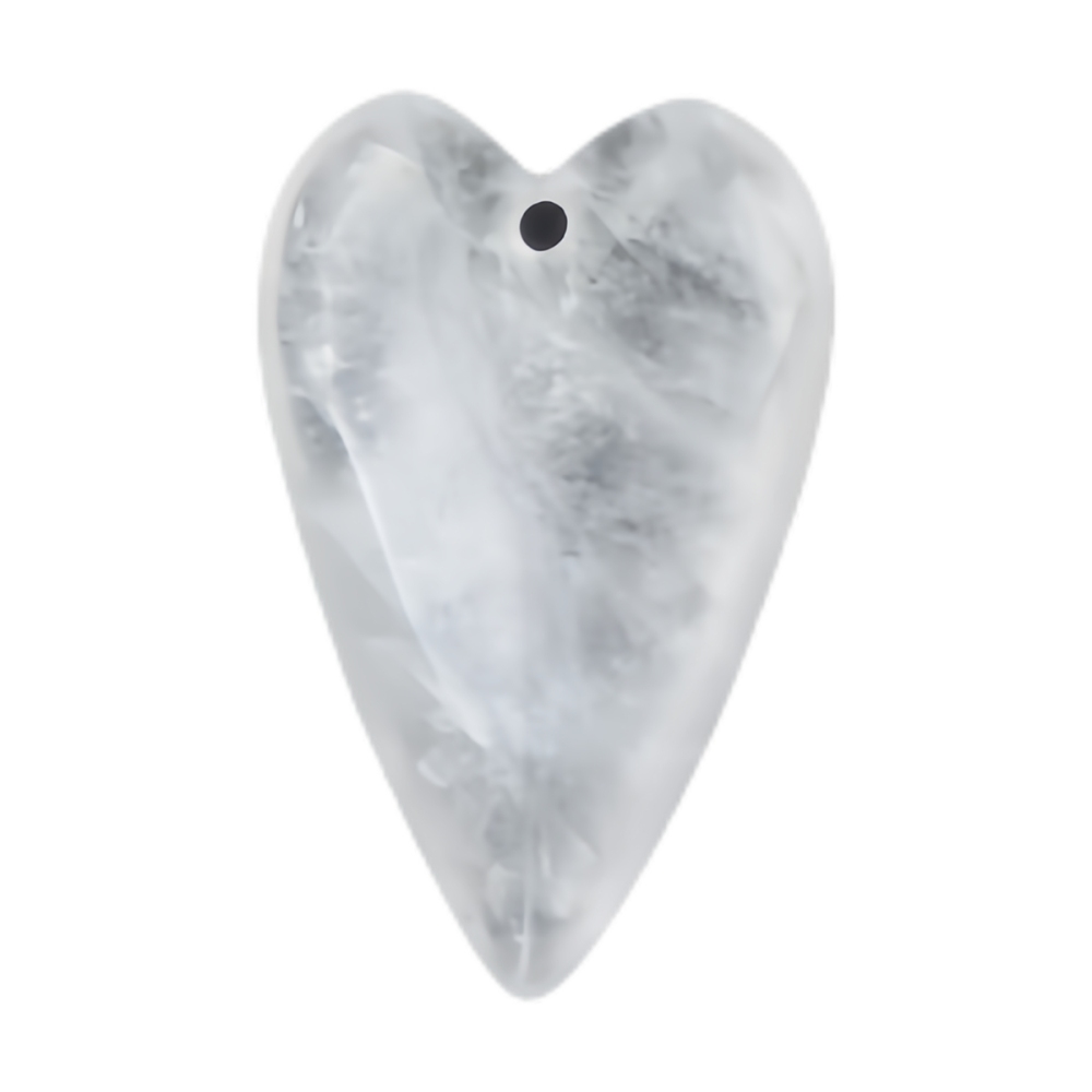 Women Heart Pendant Necklace  Adjustable Rope Chain Healing Chakra Crystal Choker Jewelry