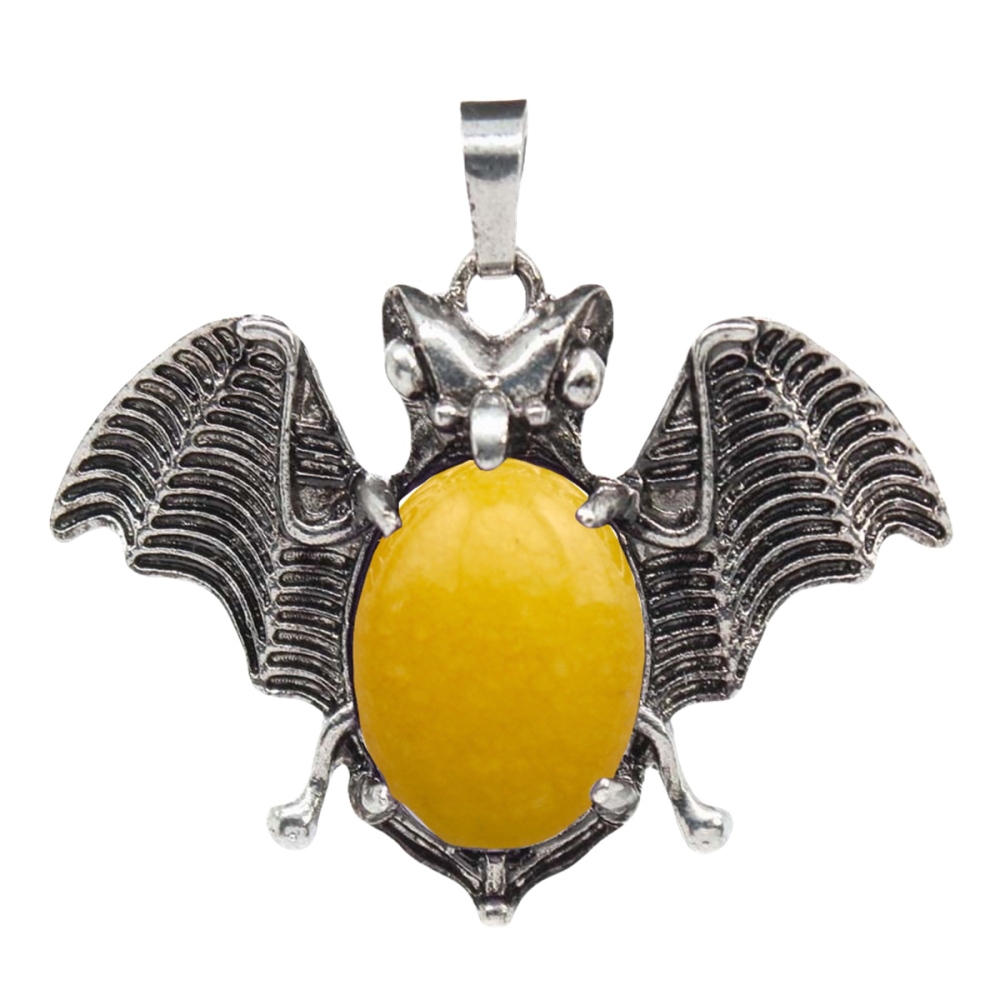Gemstone 13X18mm Cabs Antique Silver Alloy Antique Silver Alloy Bat Pendant for DIY Making Jewelry