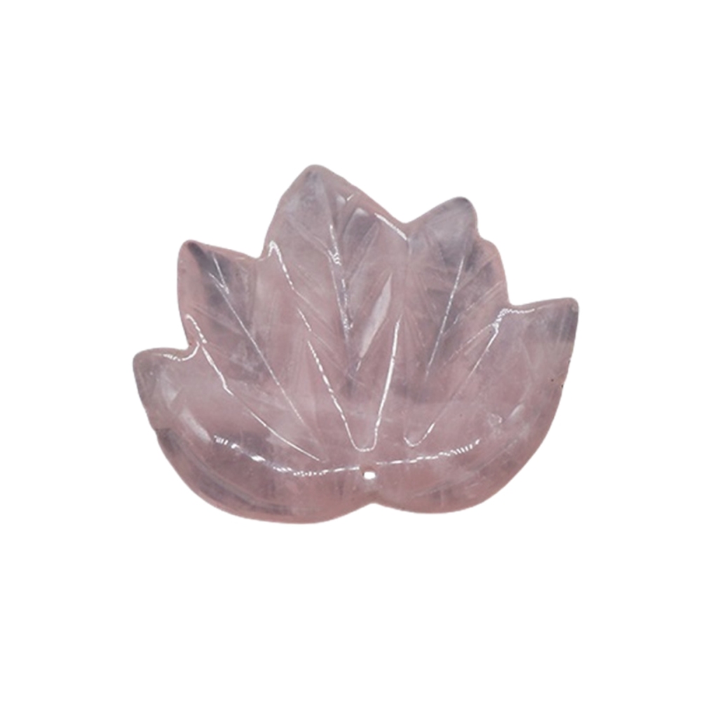 Gemstone (43x50mm) Maple Leaf Pendant for Making Jewelry Handmade Craved