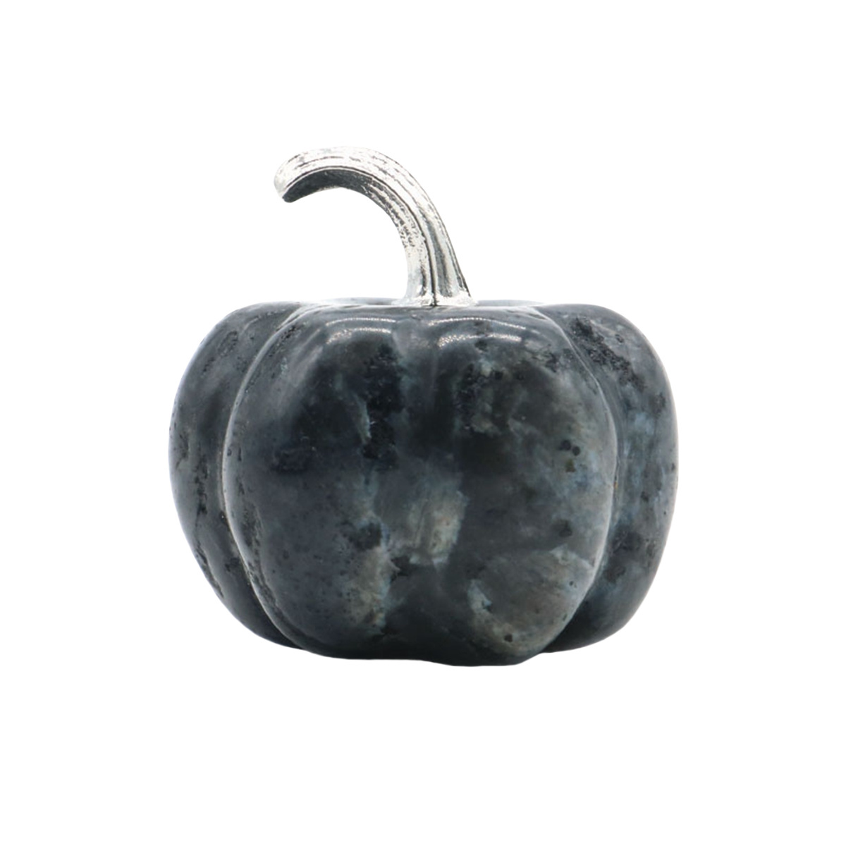 20mm/30mm Gemstone Pumpkin Oranment for Home Office Decor Handmade Craved Vegetables fruits Stone Gifts