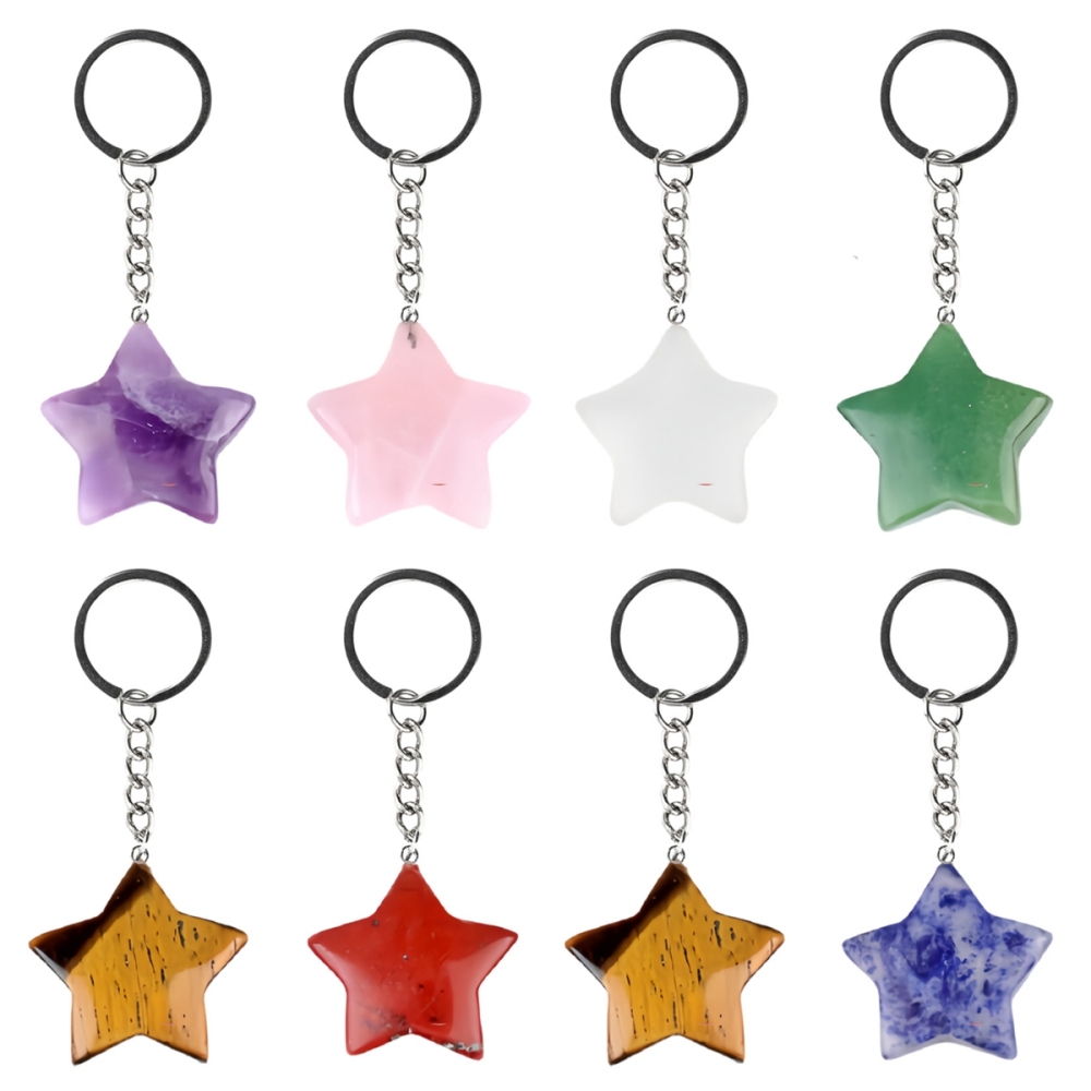 Gemstone 30MM Star Pendant for DIY Making Jewelry