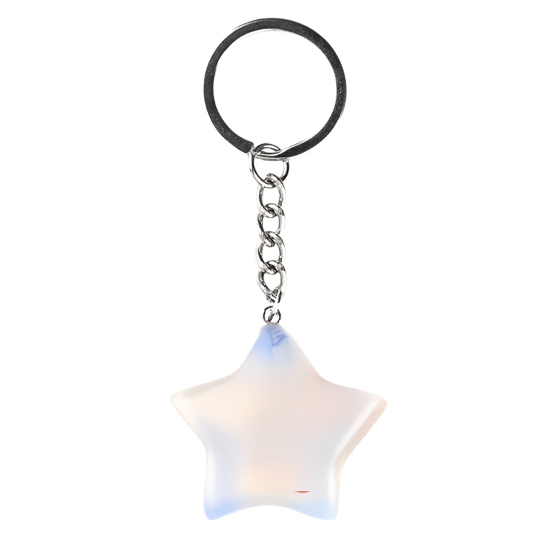 Gemstone 30MM Star Pendant Necklace 45cm Black Cord
