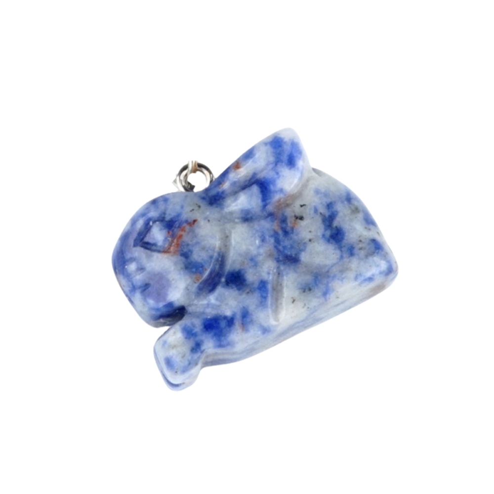Handmade Craved 1.0Inch Rabbit Gemstone Pendant for Making Jewelry
