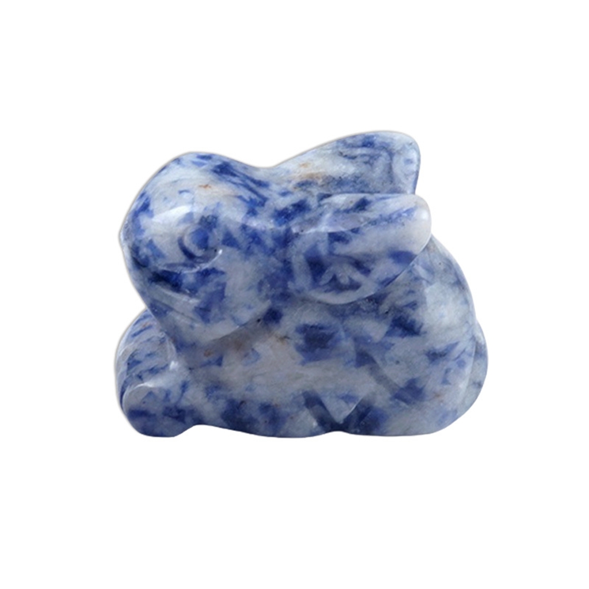 Handmade Craved  1.0Inch Rabbit Gemstone for Home Decor