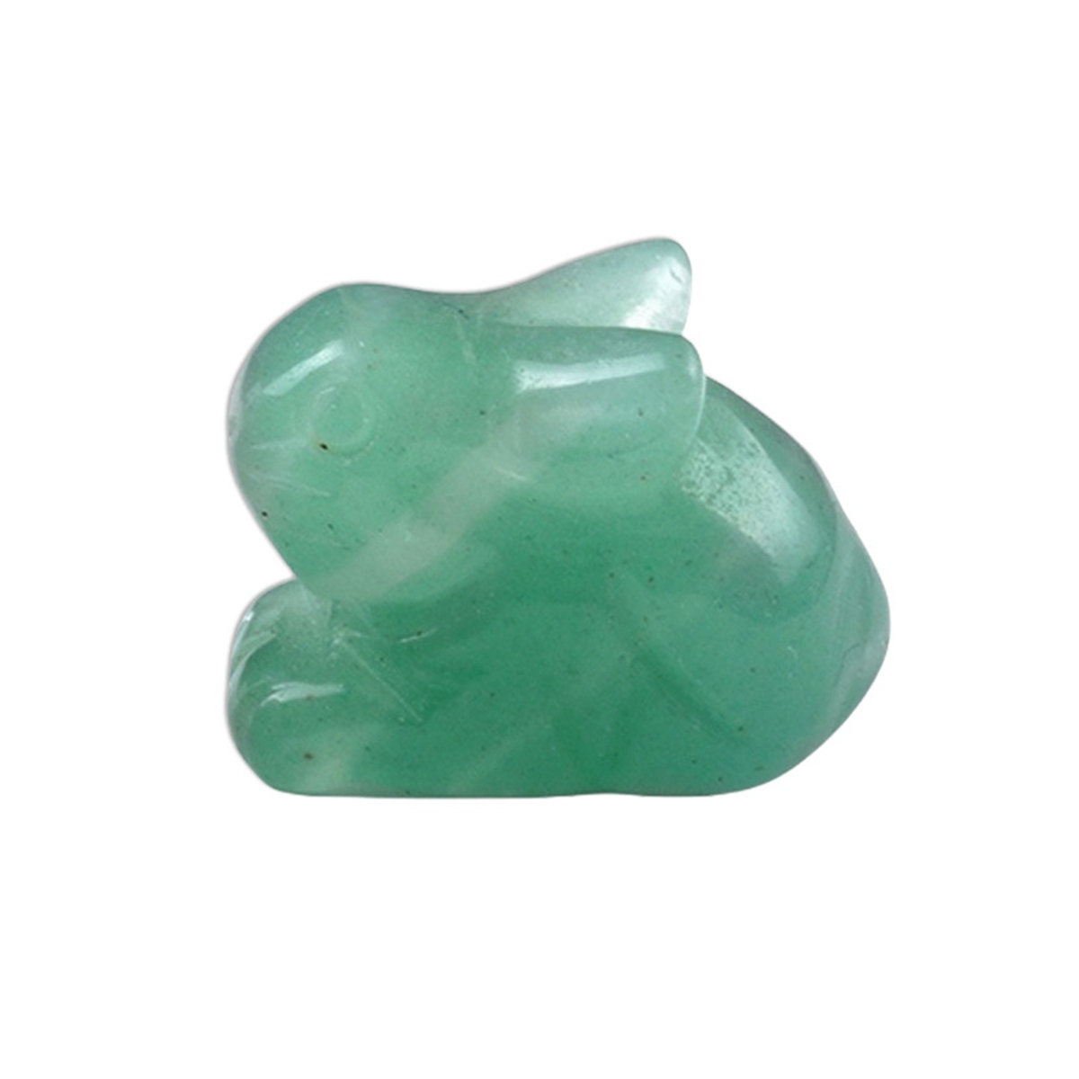 Handmade Craved  1.0Inch Rabbit Gemstone for Home Decor