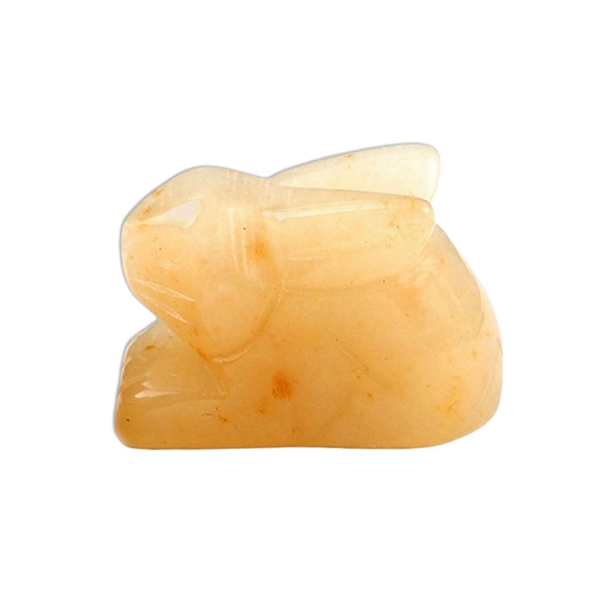 Handmade Craved  1.0Inch Rabbit Gemstone for Home Decor