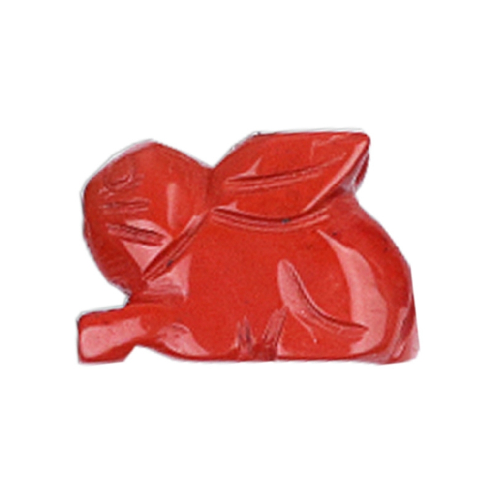 Handmade Craved  1.0Inch Rabbit Gemstone for Home Decor