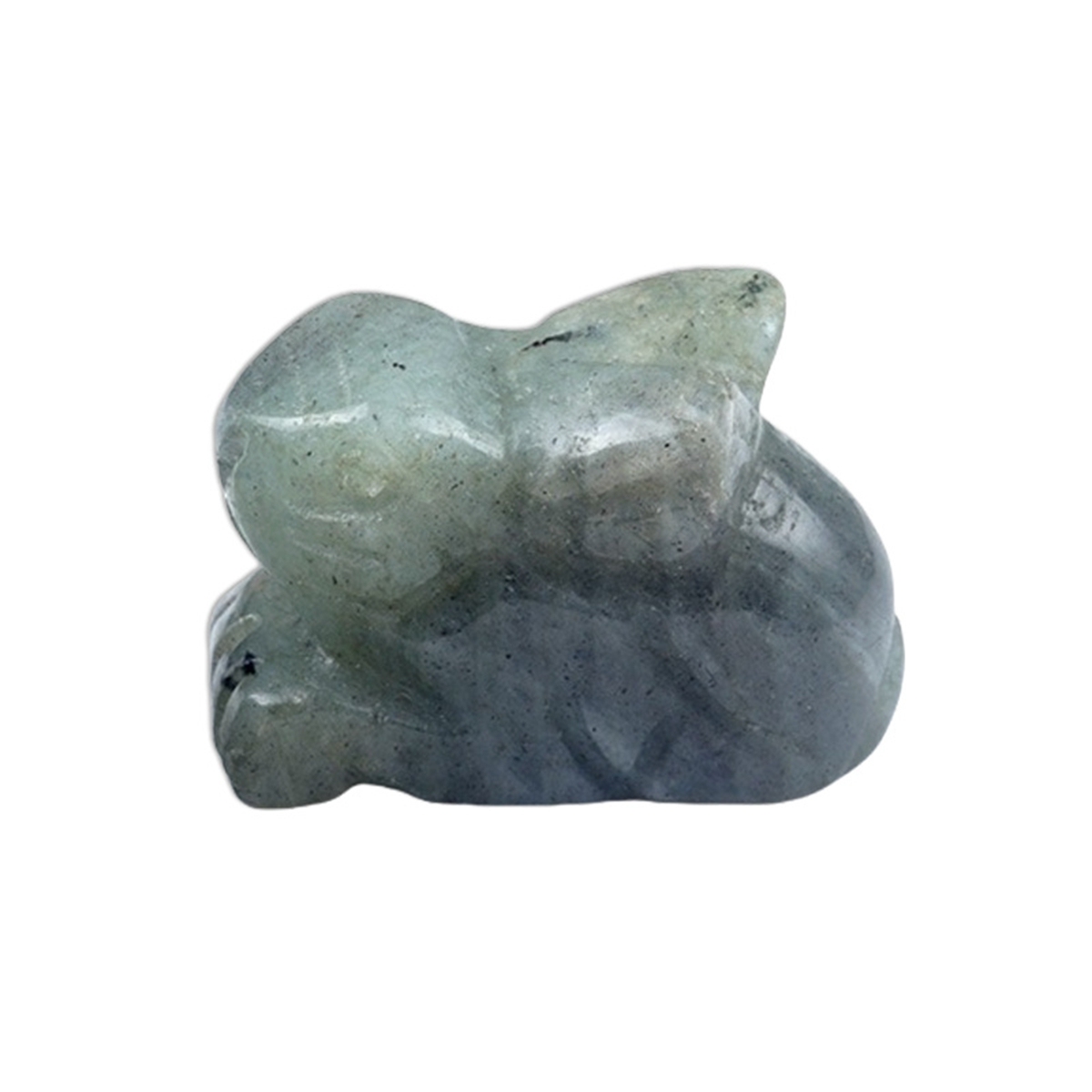 Handmade Craved  1.0Inch Rabbit Gemstone for Home Decor