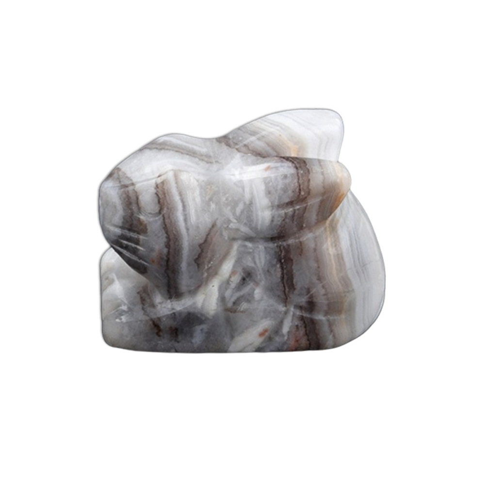 Handmade Craved  1.0Inch Rabbit Gemstone for Home Decor