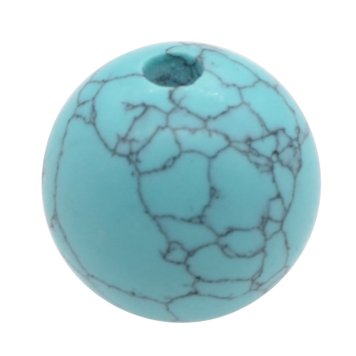 18MM Gemstone Sphere Drilled 5MM Hole 1PCS