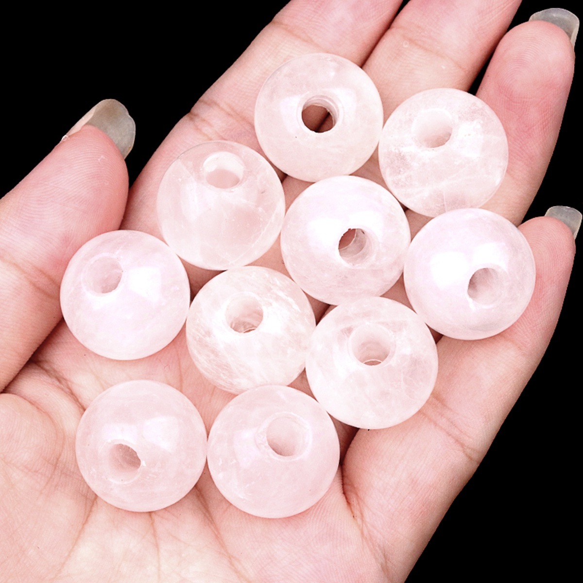 18MM Gemstone Sphere Drilled 5MM Hole 1PCS