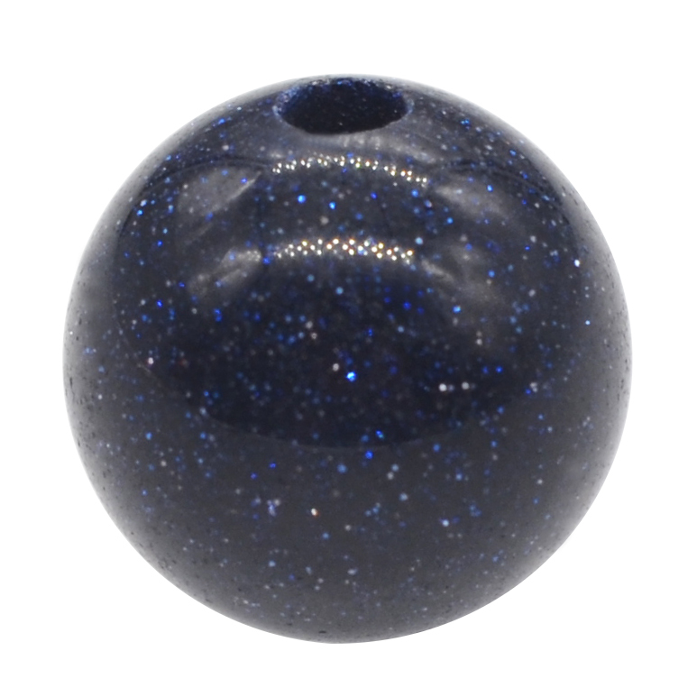 18MM Gemstone Sphere Drilled 5MM Hole 1PCS
