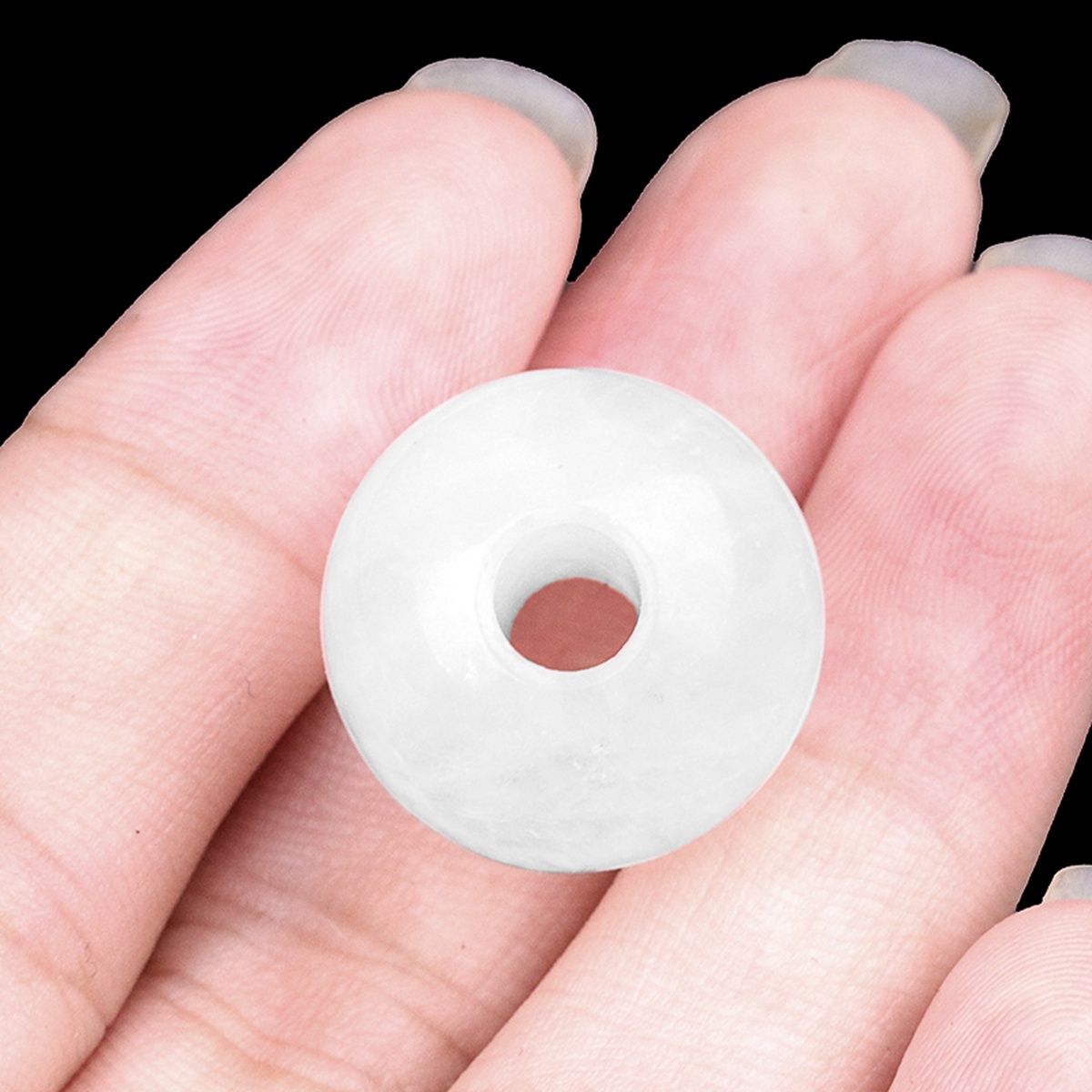 18MM Gemstone Sphere Drilled 5MM Hole 1PCS