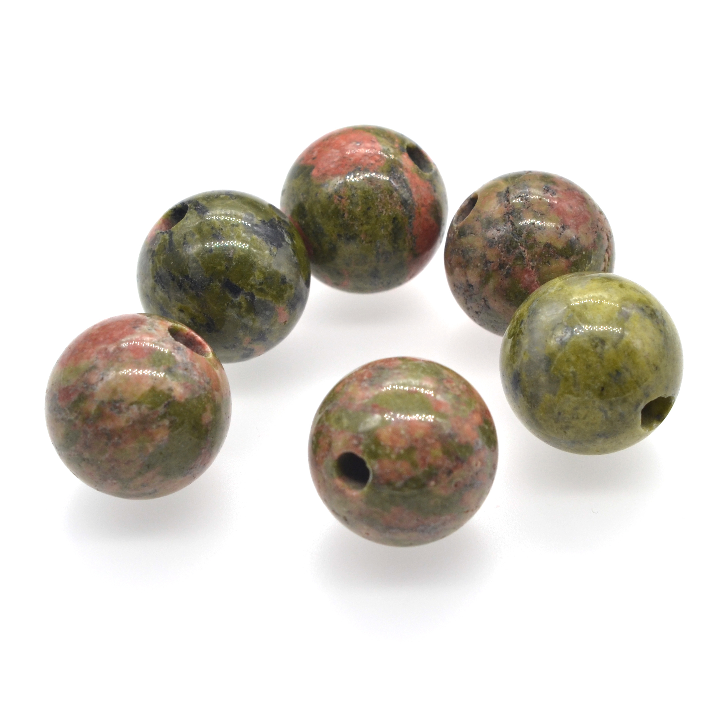 18MM Gemstone Sphere Drilled 5MM Hole 1PCS