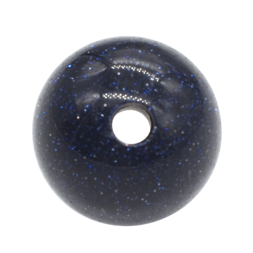 18MM Gemstone Sphere Drilled 5MM Hole 1PCS