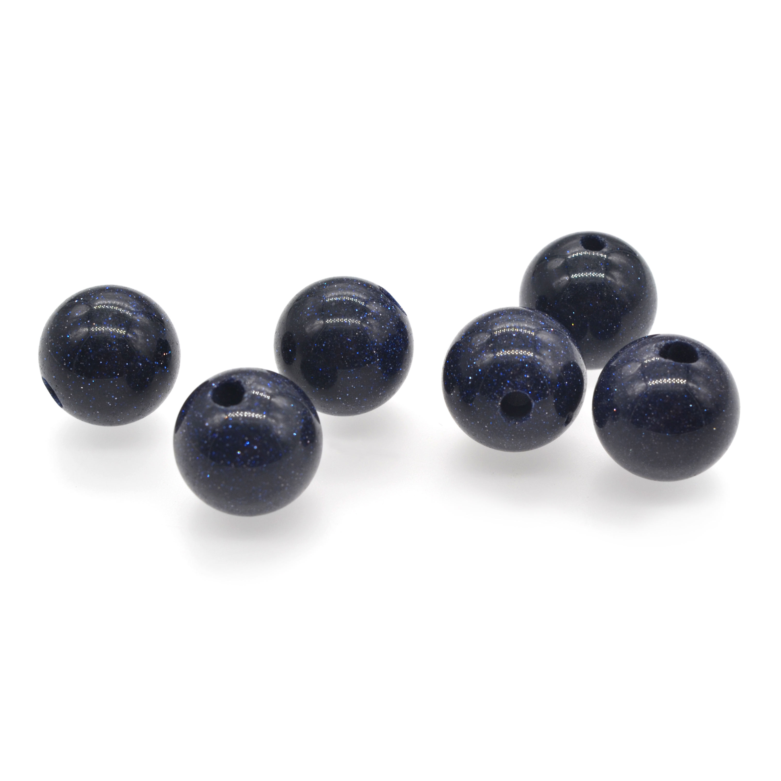 18MM Gemstone Sphere Drilled 5MM Hole 1PCS