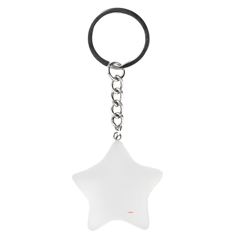 Gemstone 30MM Star Pendant Keychain